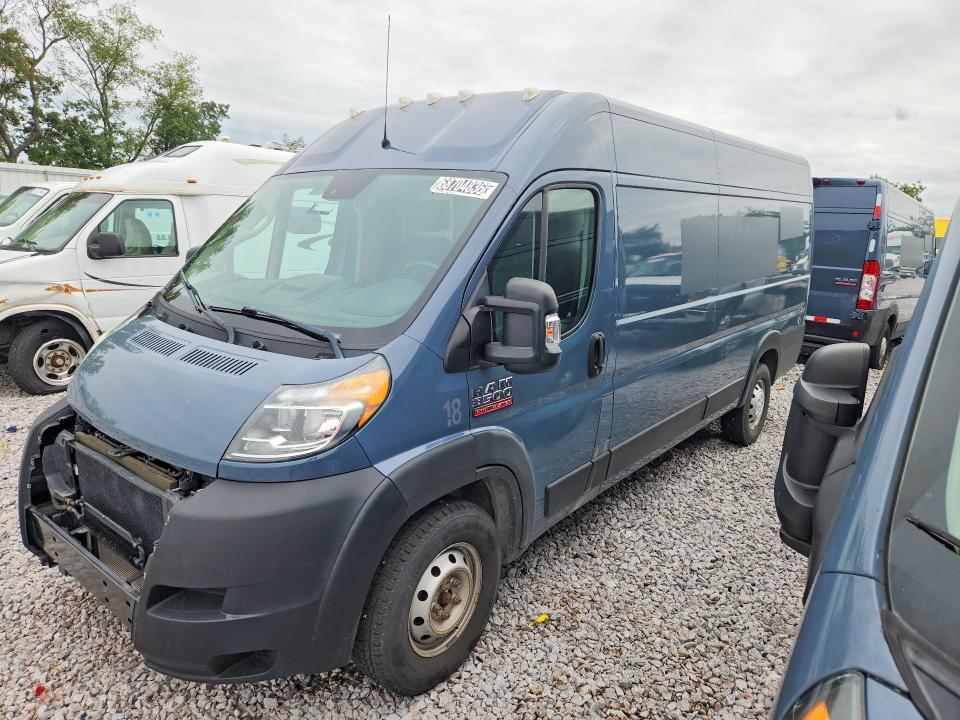 2021 Ram Promaster 3500 მანქანა იყიდება აუქციონზე, vin: 3C6MRVJG4ME541329, აუქციონის ნომერი: 68704836