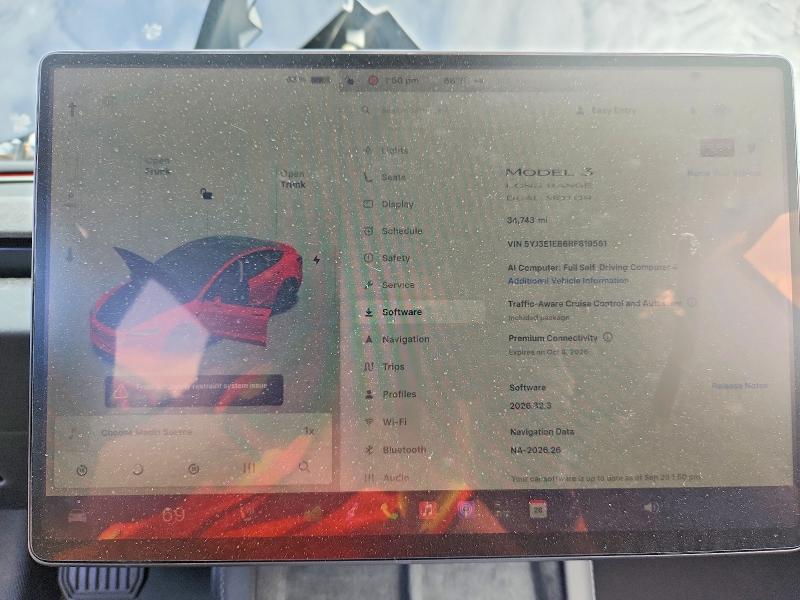 Продажа на аукционе авто 2024 Tesla Model 3, vin: 5YJ3E1EB6RF819561, номер лота: 70259366