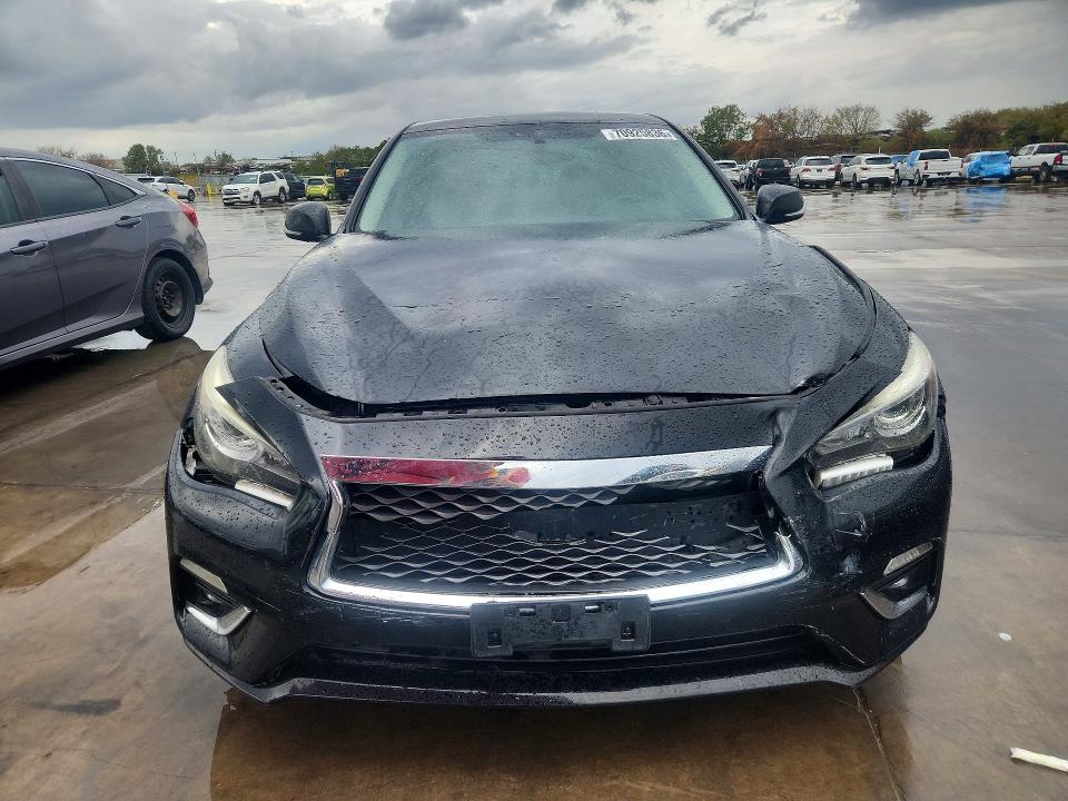 2018 Infiniti Q50 მანქანა იყიდება აუქციონზე, vin: JN1EV7AP3JM350411, აუქციონის ნომერი: 70925836
