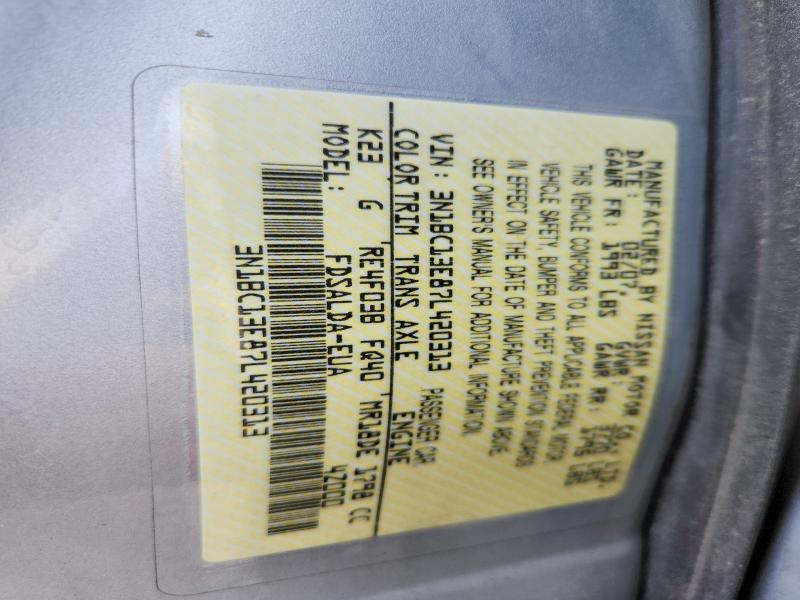 68656156 :رقم المزاد ، 3N1BC13E87L420313 vin ، 2007 Nissan Versa مزاد بيع