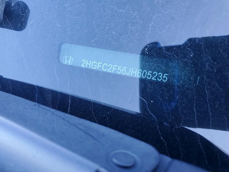 Aukcja sprzedaży 2018 Honda Civic, vin: 2HGFC2F56JH605235, numer aukcji: 68299846