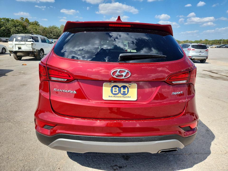 2018 Hyundai Santa Fe Sport მანქანა იყიდება აუქციონზე, vin: 5XYZU3LB0JG505638, აუქციონის ნომერი: 67795406