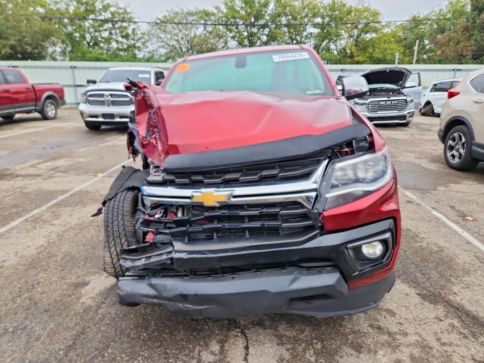 2021 Chevrolet Colorado მანქანა იყიდება აუქციონზე, vin: 1GCGTCENXM1157837, აუქციონის ნომერი: 70064226