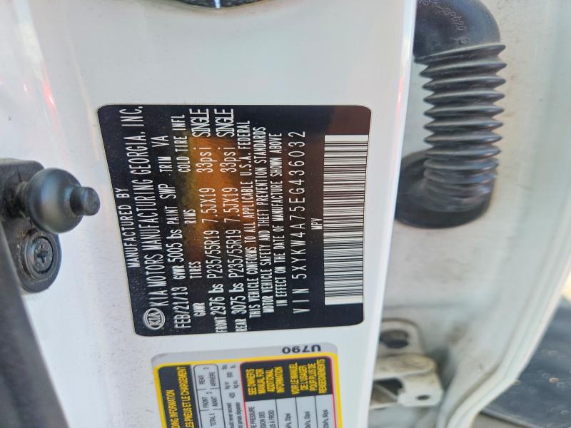 67541026 :رقم المزاد ، 5XYKW4A75EG436032 vin ، 2014 Kia Sorento مزاد بيع