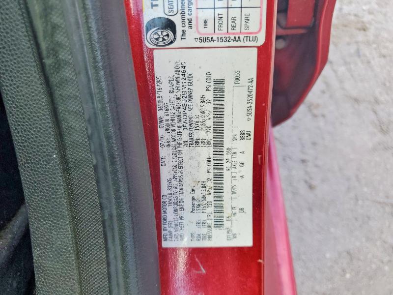 2011 Ford Fiesta მანქანა იყიდება აუქციონზე, vin: 3FADP4EJ2BM124640, აუქციონის ნომერი: 70319846