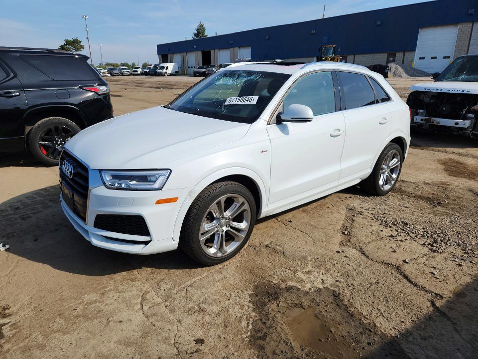 67150646 :رقم المزاد ، WA1JCCFS4JR032494 vin ، 2018 Audi Q3 مزاد بيع
