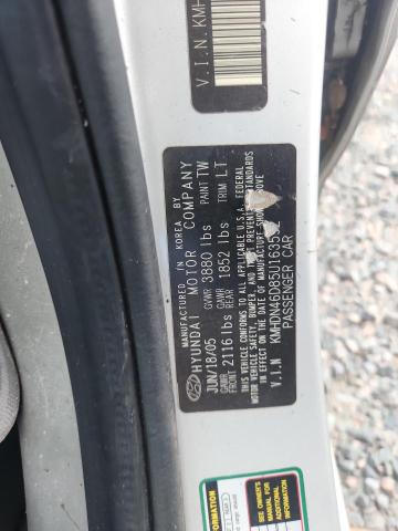 Продаж на аукціоні авто 2005 Hyundai Elantra, vin: KMHDN46D85U163592, номер лоту: 68287776