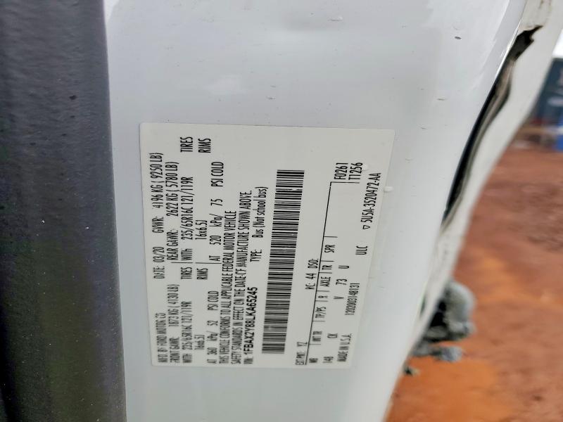 Продажа на аукционе авто 2020 Ford Transit, vin: 1FBAX2Y88LKA65245, номер лота: 70570576