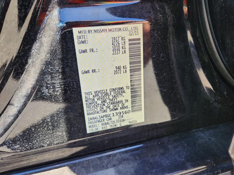 Продаж на аукціоні авто 2016 Nissan Altima, vin: 1N4AL3AP8GC139560, номер лоту: 67377716