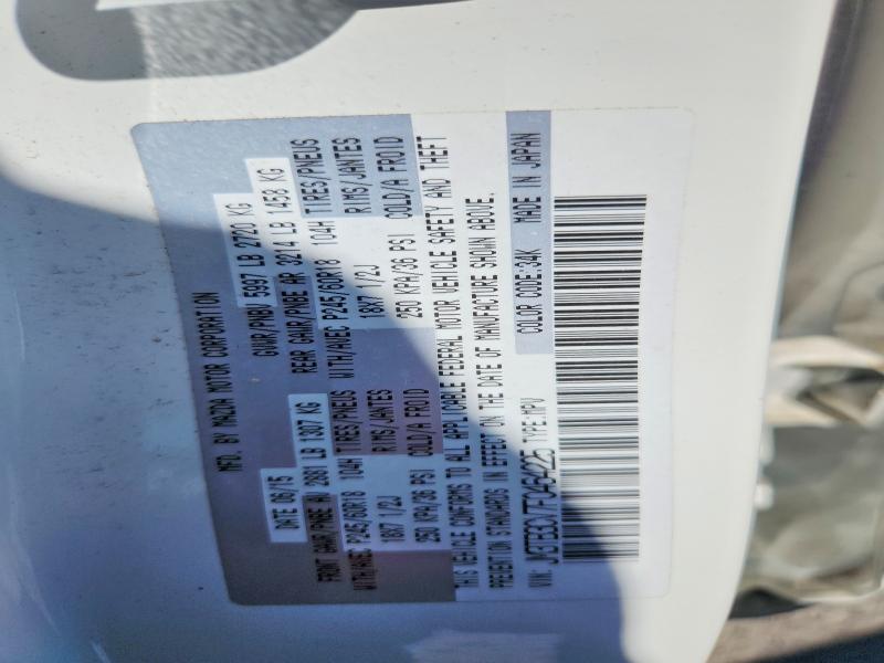 68589846 :رقم المزاد ، JM3TB3CV7F0464225 vin ، 2015 Mazda Cx-9 مزاد بيع