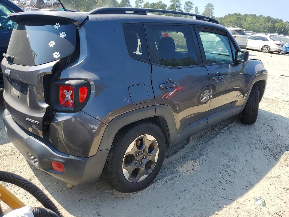68953716 :رقم المزاد ، ZACCJAAT9GPD86575 vin ، 2016 Jeep Renegade مزاد بيع