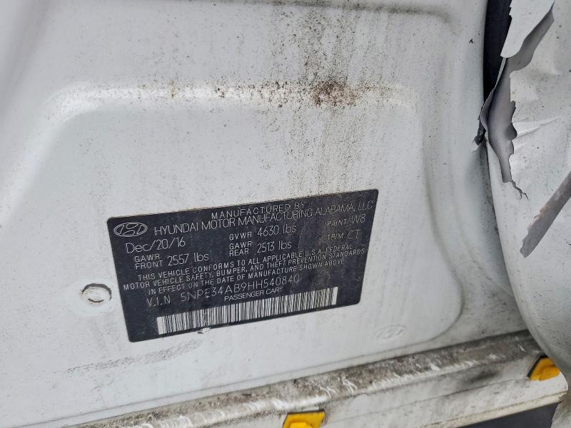 Aukcja sprzedaży 2017 Hyundai Sonata, vin: 5NPE34AB9HH540840, numer aukcji: 67454856