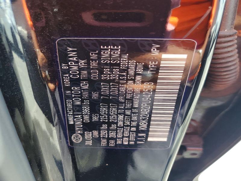 67602996 :رقم المزاد ، KM8K32AB2PU942593 vin ، 2023 Hyundai Kona مزاد بيع