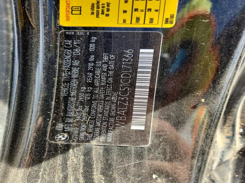 Aukcja sprzedaży 2012 Bmw 650, vin: WBALZ3C51CDL71366, numer aukcji: 69433276