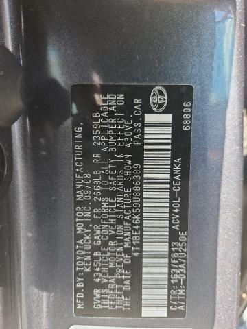 Продажа на аукционе авто 2009 Toyota Camry, vin: 4T1BE46K59U886389, номер лота: 69871236