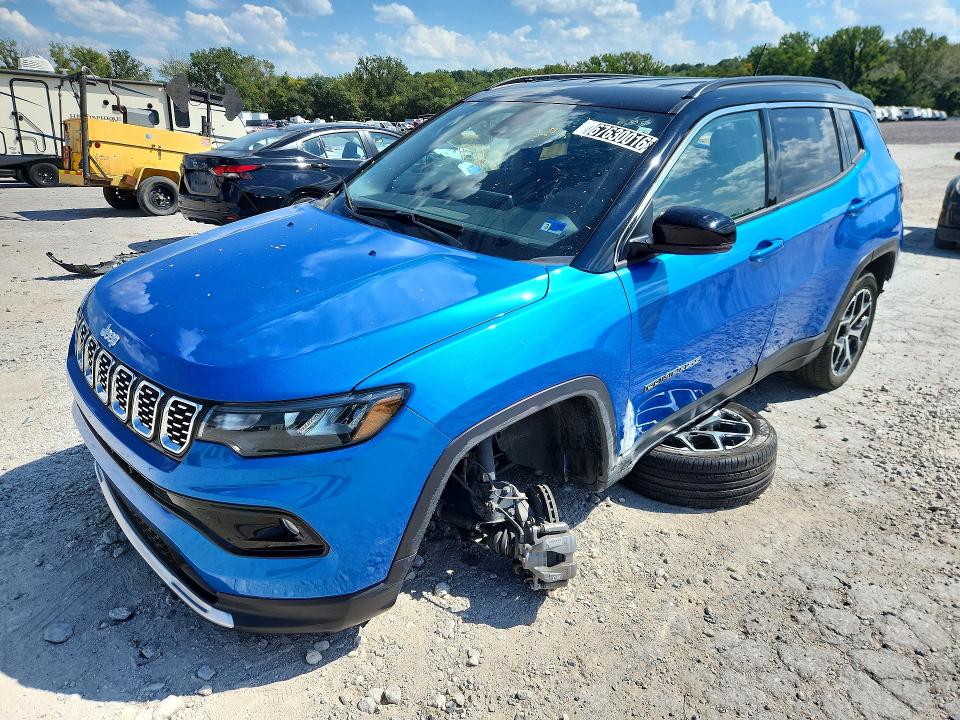 Продажа на аукционе авто 2025 Jeep Compass, vin: 3C4NJDCN6ST581575, номер лота: 67630016