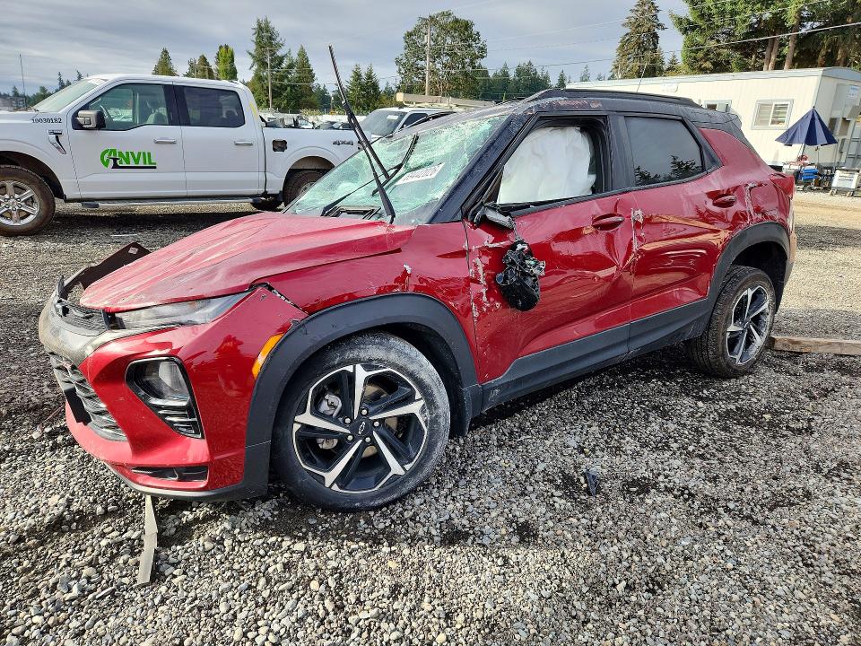 Aukcja sprzedaży 2021 Chevrolet Trailblazer, vin: KL79MUSL9MB140985, numer aukcji: 69442026