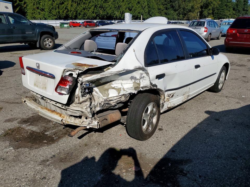 2004 Honda Civic მანქანა იყიდება აუქციონზე, vin: 1HGES16394L003203, აუქციონის ნომერი: 69580586