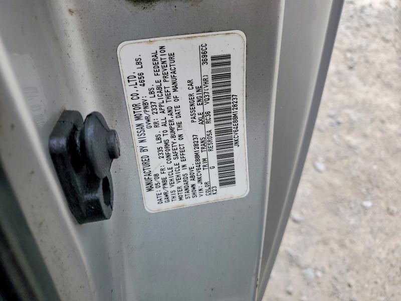 68147716 :رقم المزاد ، JNKCV64E88M128237 vin ، 2008 Infiniti G37 مزاد بيع