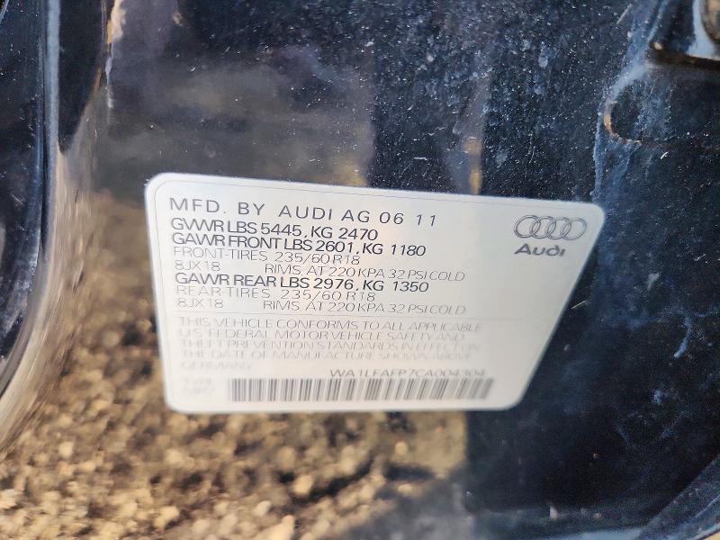 Aukcja sprzedaży 2012 Audi Q5, vin: WA1LFAFP7CA004304, numer aukcji: 69593076