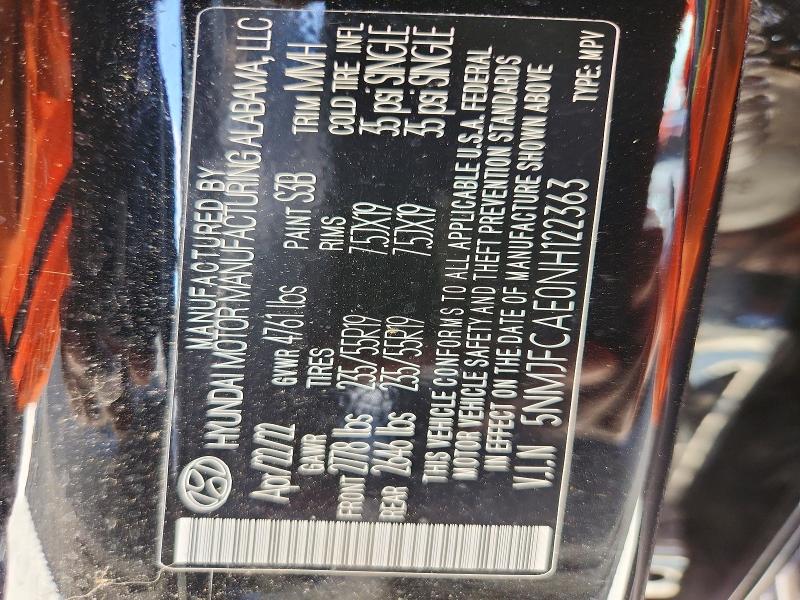 Продаж на аукціоні авто 2022 Hyundai Tucson, vin: 5NMJFCAE0NH122363, номер лоту: 67350706