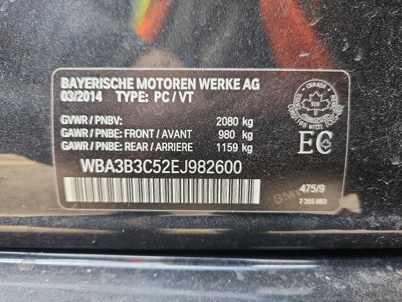 Aukcja sprzedaży 2014 Bmw 328, vin: WBA3B3C52EJ982600, numer aukcji: 70107086
