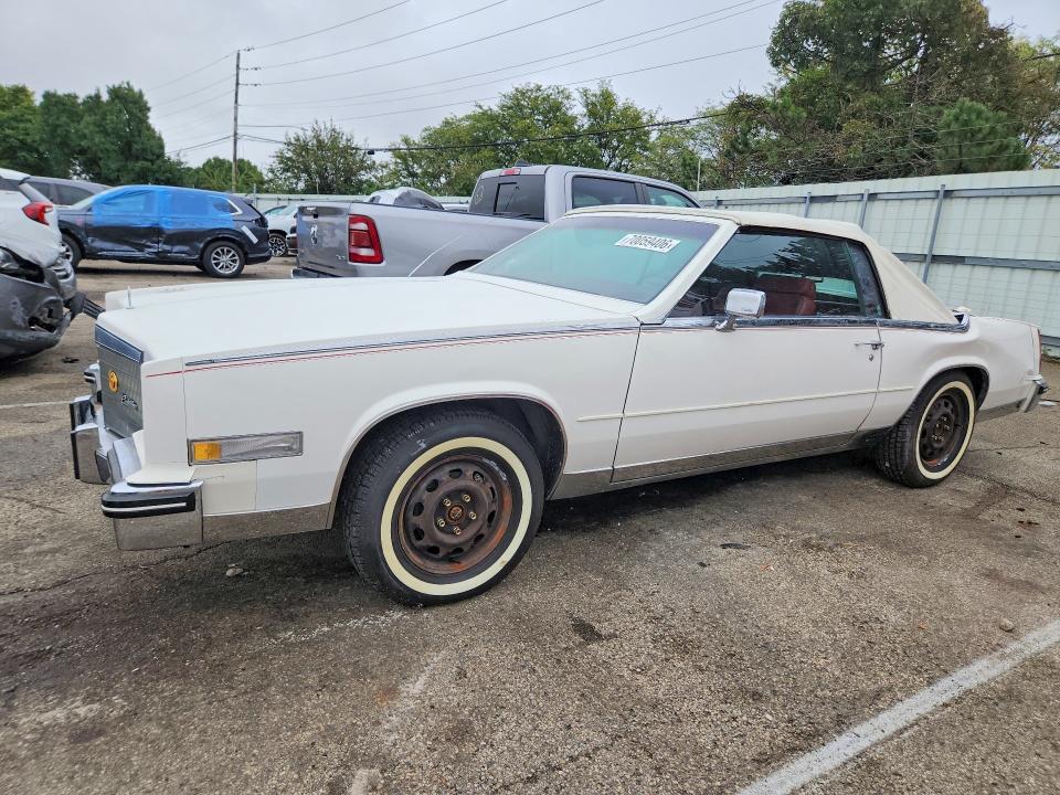 1985 Cadillac Eldorado მანქანა იყიდება აუქციონზე, vin: 1G6EL6787FE641639, აუქციონის ნომერი: 70059406