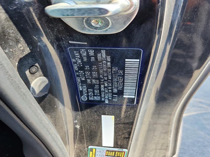 2019 Hyundai Veloster მანქანა იყიდება აუქციონზე, vin: KMHTG6AF6KU017780, აუქციონის ნომერი: 69544646
