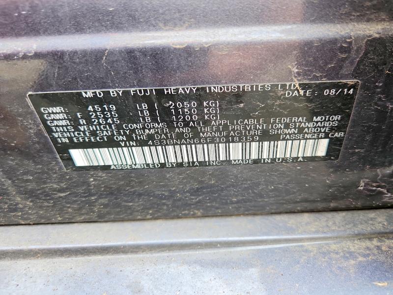 Aukcja sprzedaży 2015 Subaru Legacy, vin: 4S3BNAN66F3018359, numer aukcji: 68142826
