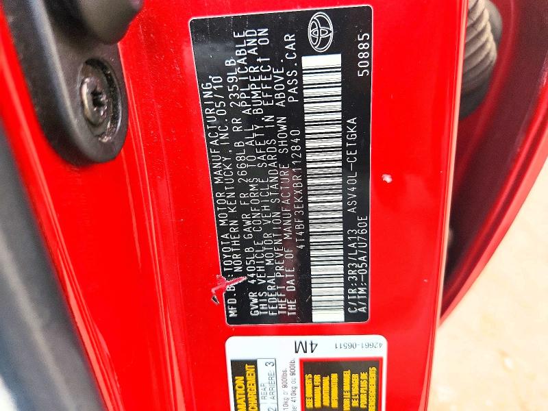 Продаж на аукціоні авто 2011 Toyota Camry, vin: 4T4BF3EKXBR112840, номер лоту: 70552506