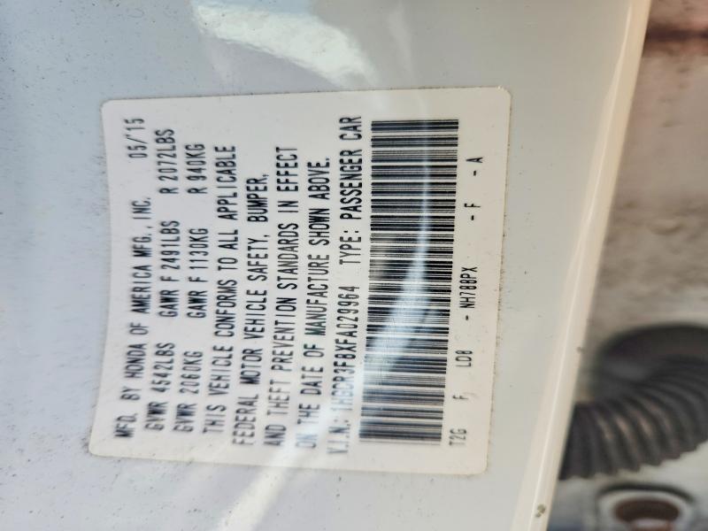 Aukcja sprzedaży 2015 Honda Accord, vin: 1HGCR3F8XFA029964, numer aukcji: 68836826