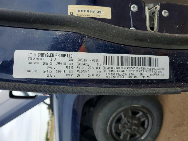 Продаж на аукціоні авто 2015 Jeep Patriot, vin: 1C4NJRBB5FD176419        , номер лоту: 69137456