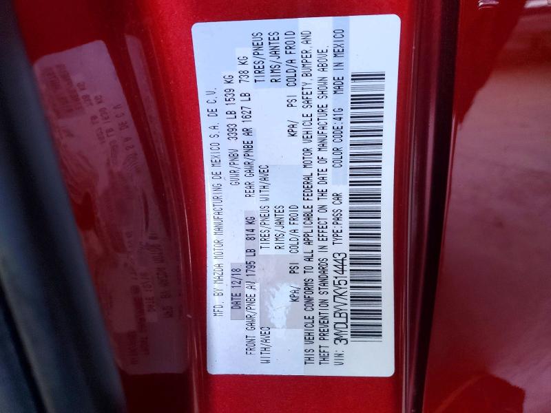 2019 Toyota Yaris მანქანა იყიდება აუქციონზე, vin: 3MYDLBYV7KY514443, აუქციონის ნომერი: 68622586