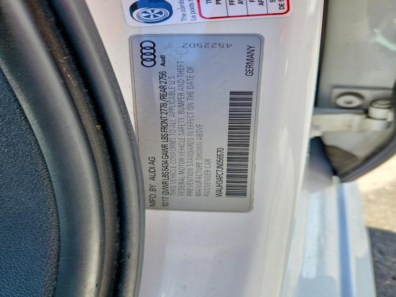Auction sale of the 2018 Audi A6, vin: WAUH3AFC7JN056570, lot number: 67188266