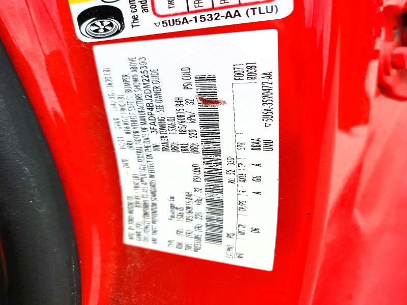 Продажа на аукционе авто 2013 Ford Fiesta, vin: 3FADP4BJ2DM225393, номер лота: 70676226