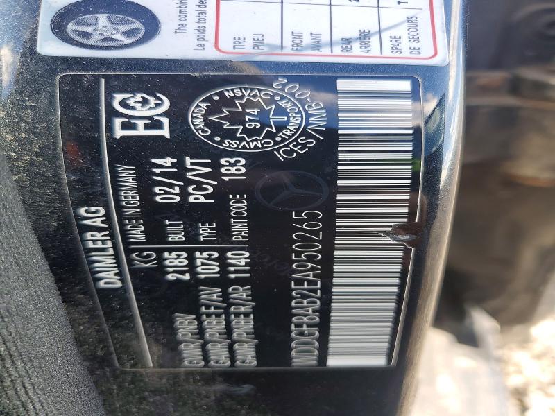 Aukcja sprzedaży 2014 Mercedes-benz C, vin: WDDGF8AB2EA950265, numer aukcji: 66900066