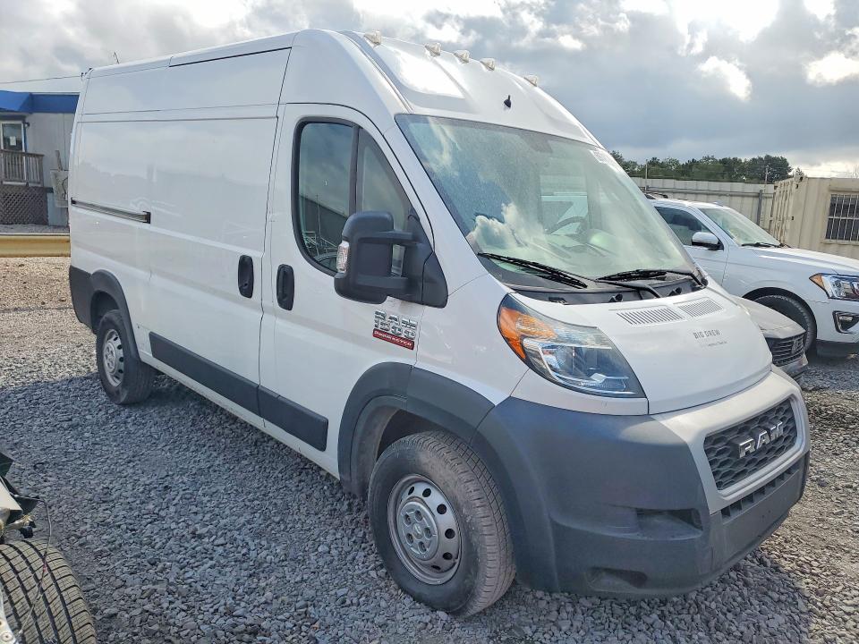 69748746 :رقم المزاد ، 3C6TRVBG1LE106132 vin ، 2020 Ram Promaster 1500 مزاد بيع