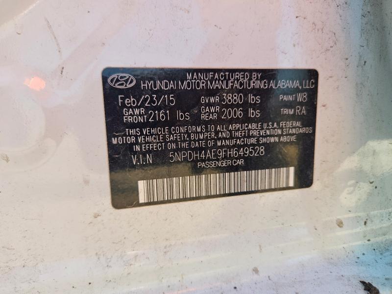 Продажа на аукционе авто 2015 Hyundai Elantra, vin: 5NPDH4AE9FH649528, номер лота: 70630146