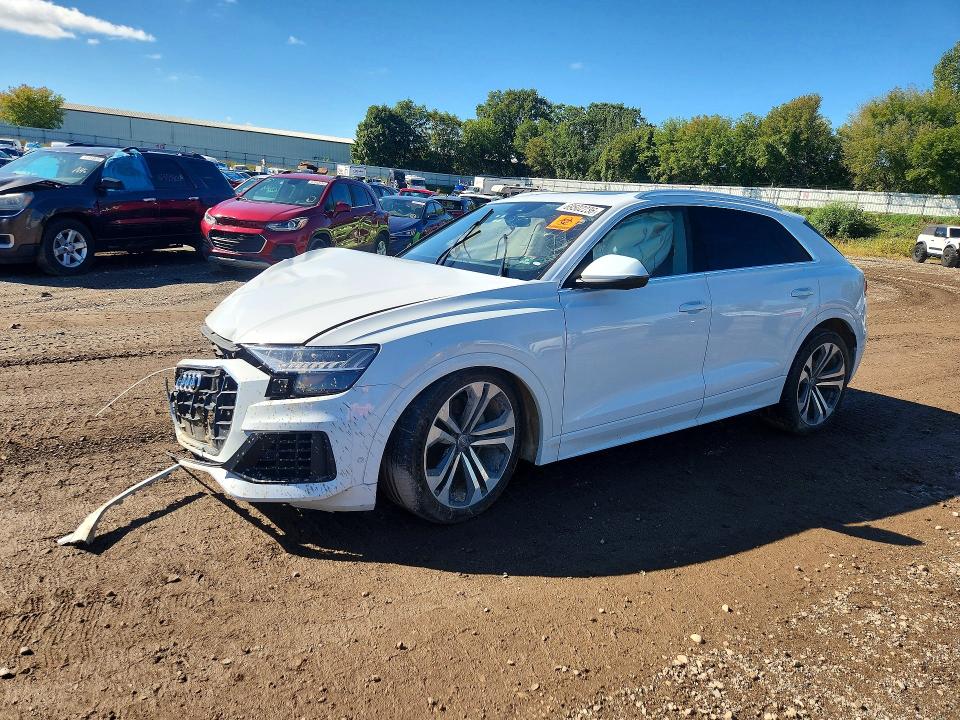 2019 Audi Q8 მანქანა იყიდება აუქციონზე, vin: WA1CVAF19KD033573, აუქციონის ნომერი: 69502236