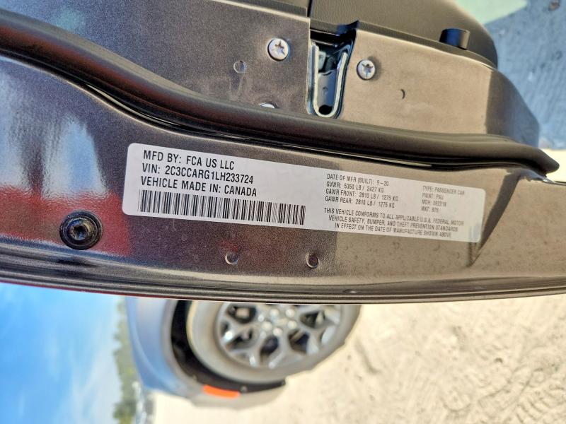 Auction sale of the 2020 Chrysler 300, vin: 2C3CCARG1LH233724, lot number: 70730106