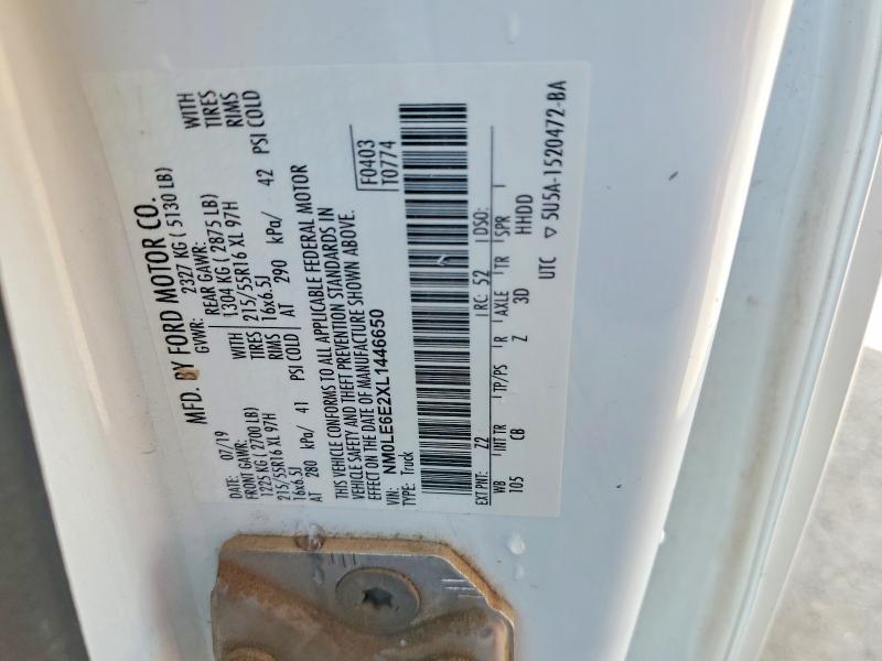 Aukcja sprzedaży 2020 Ford Transit Connect, vin: NM0LE6E2XL1446650, numer aukcji: 64813656