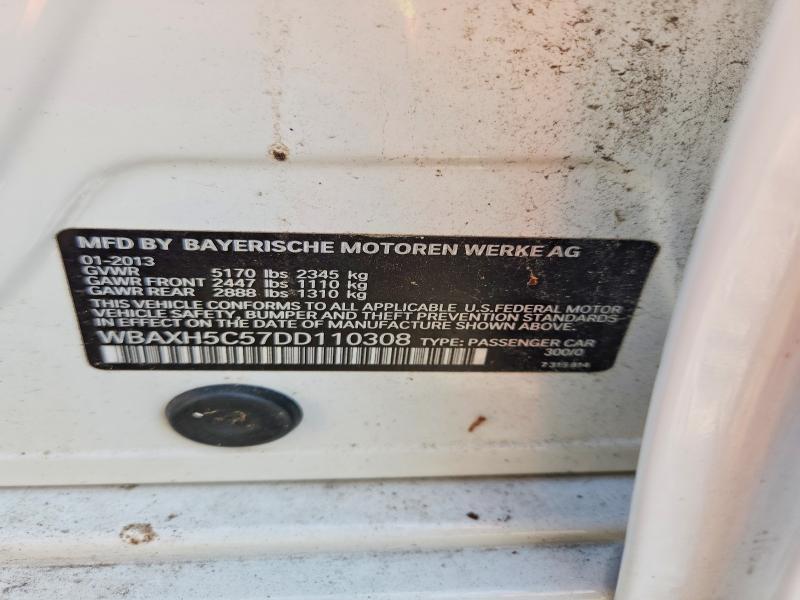 Продажа на аукционе авто 2013 Bmw 528, vin: WBAXH5C57DD110308, номер лота: 69916176
