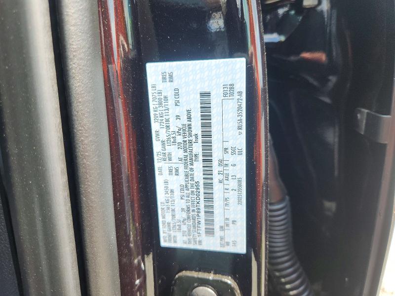 Продаж на аукціоні авто 2026 Ford F150, vin: 1FTFW1P89TKD02955, номер лоту: 68568826
