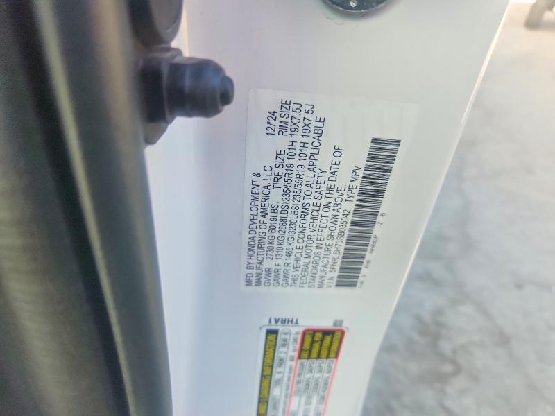 Aukcja sprzedaży 2025 Honda Odyssey, vin: 5FNRL6H73SB035042, numer aukcji: 67303086