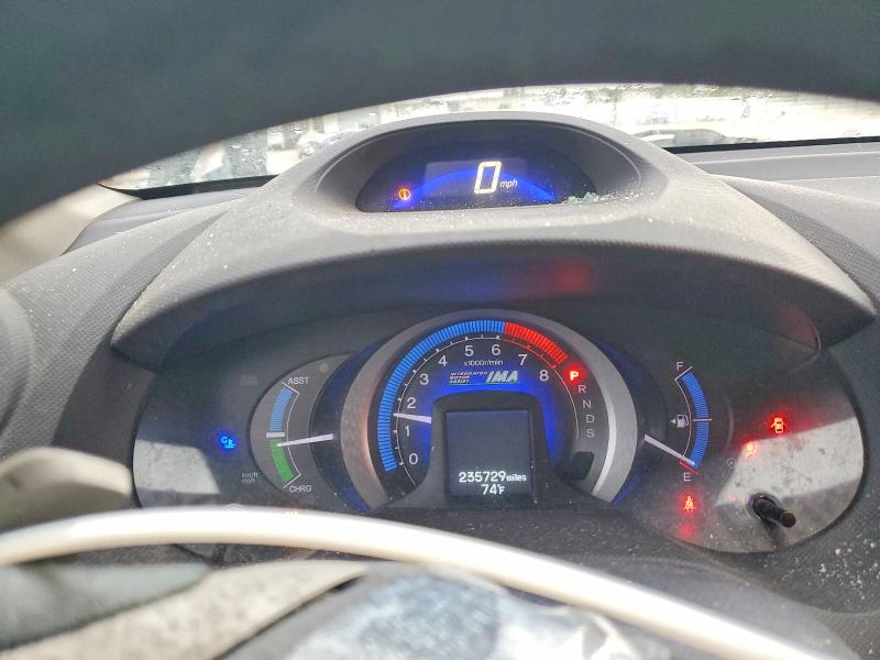2010 Honda Insight მანქანა იყიდება აუქციონზე, vin: JHMZE2H72AS020065, აუქციონის ნომერი: 69202886