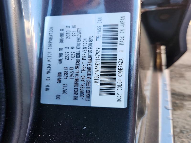 Продаж на аукціоні авто 2014 Mazda 6, vin: JM1GJ1W65E1147929, номер лоту: 70336956