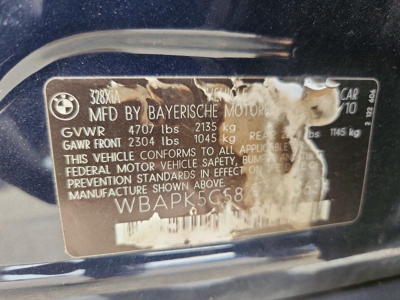 Aukcja sprzedaży 2010 Bmw 328, vin: WBAPK5C58AA653634, numer aukcji: 67683046