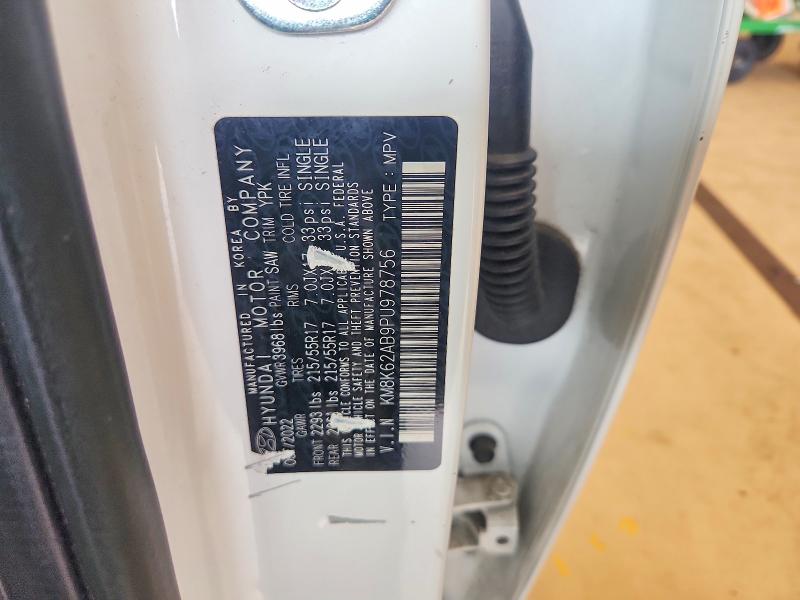 67524166 :رقم المزاد ، KM8K62AB9PU978756 vin ، 2023 Hyundai Kona مزاد بيع