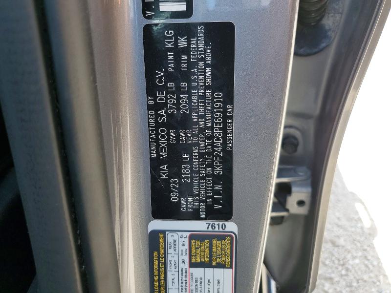 Aukcja sprzedaży 2023 Kia Forte, vin: 3KPF24AD8PE691910, numer aukcji: 67400486