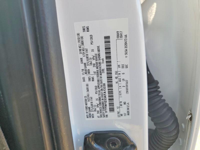 Продажа на аукционе авто 2019 Ford F150, vin: 1FTFW1E53KFA13330, номер лота: 70908496